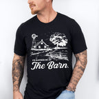 I'd Rather Be At The Barn - Farmer Unisex Crewneck T-Shirt Sweatshirt Hoodie