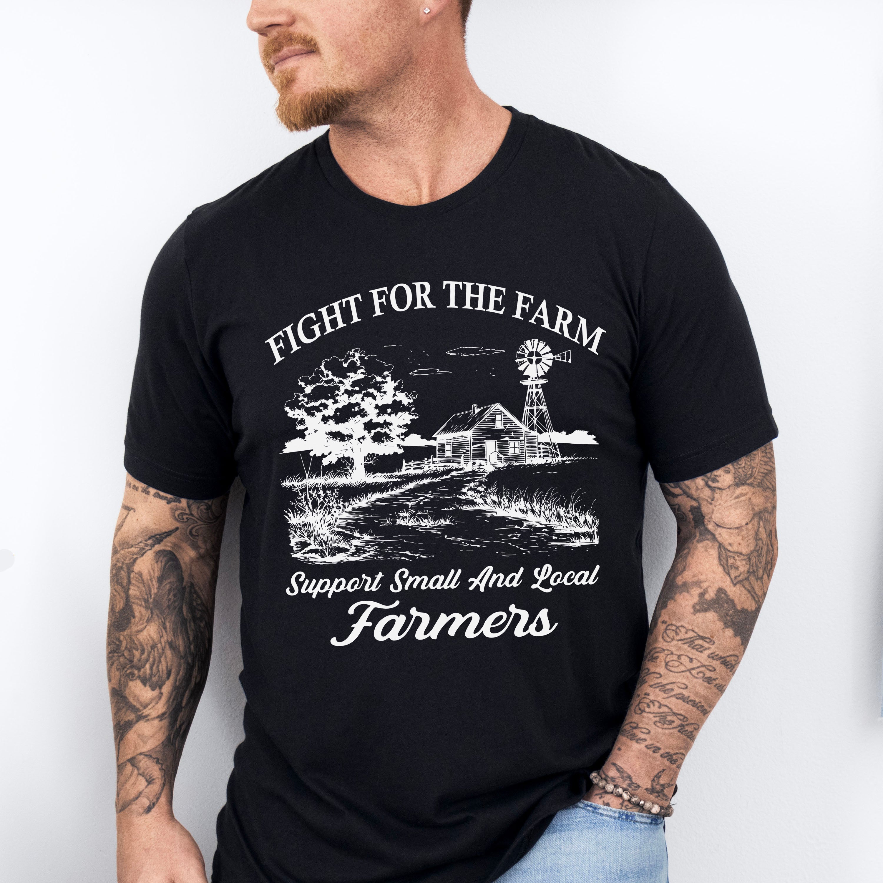 Fight For The Farmer - Farmer Unisex Crewneck T-Shirt Sweatshirt Hoodie