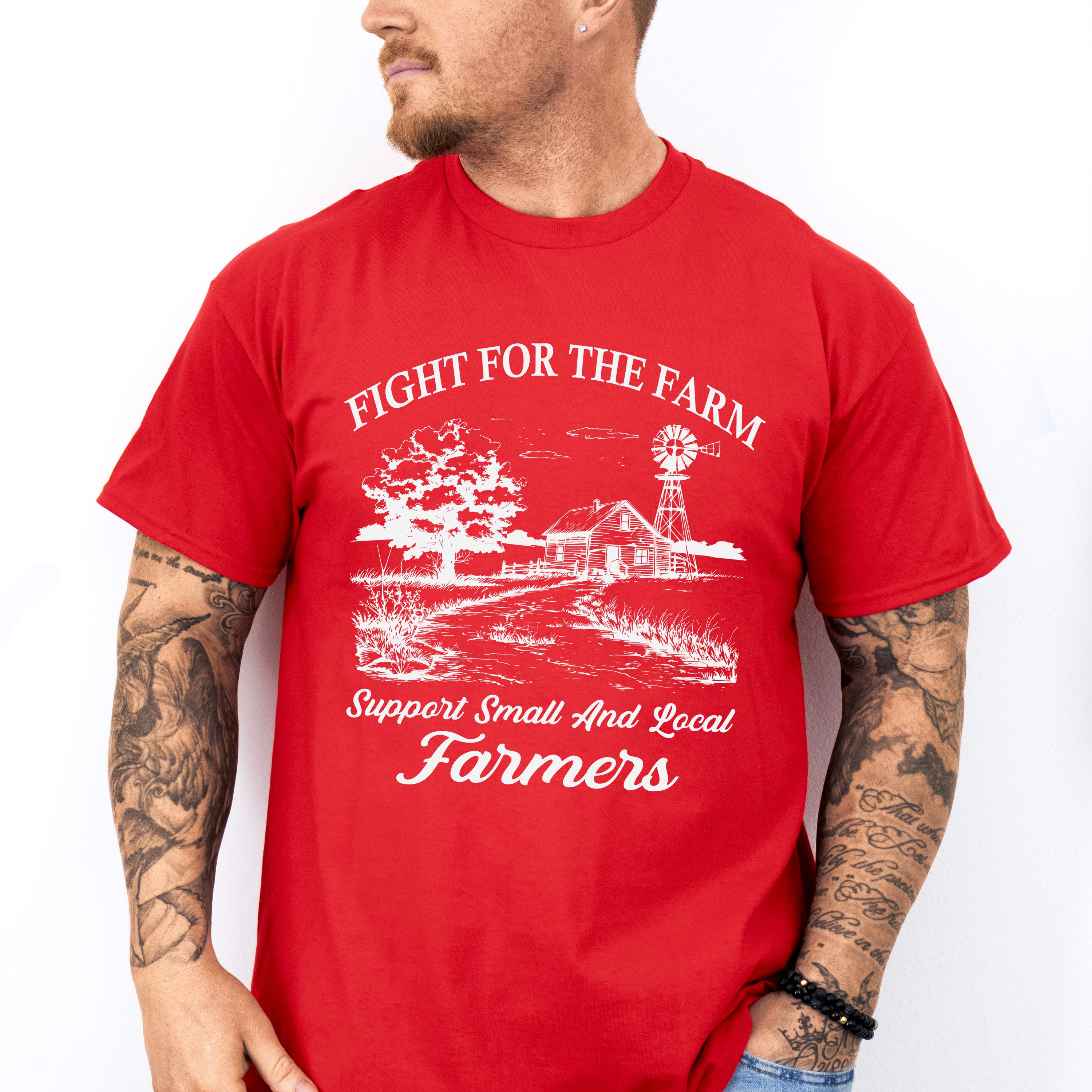 Fight For The Farmer - Farmer Unisex Crewneck T-Shirt Sweatshirt Hoodie