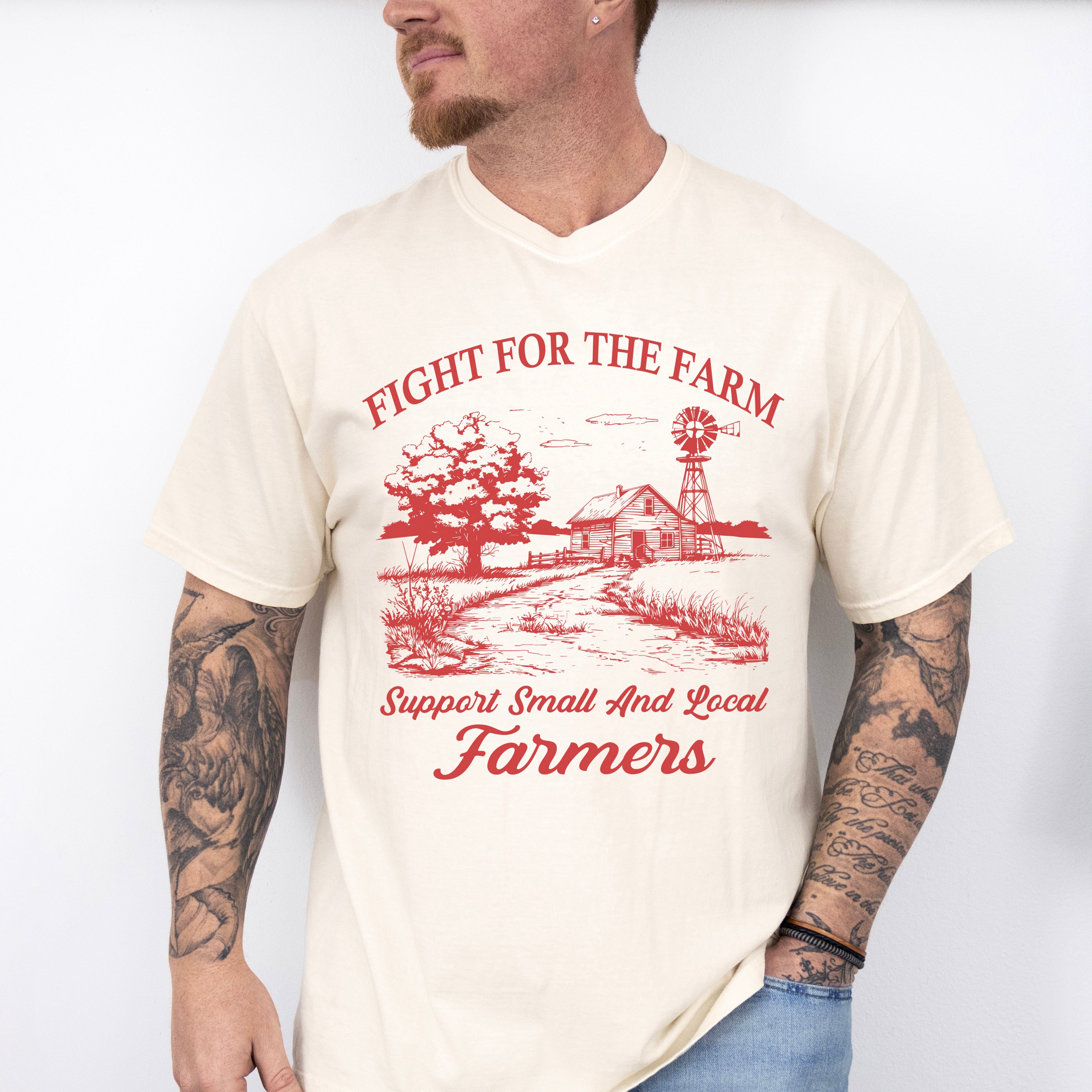 Fight For The Farmer - Farmer Unisex Crewneck T-Shirt Sweatshirt Hoodie