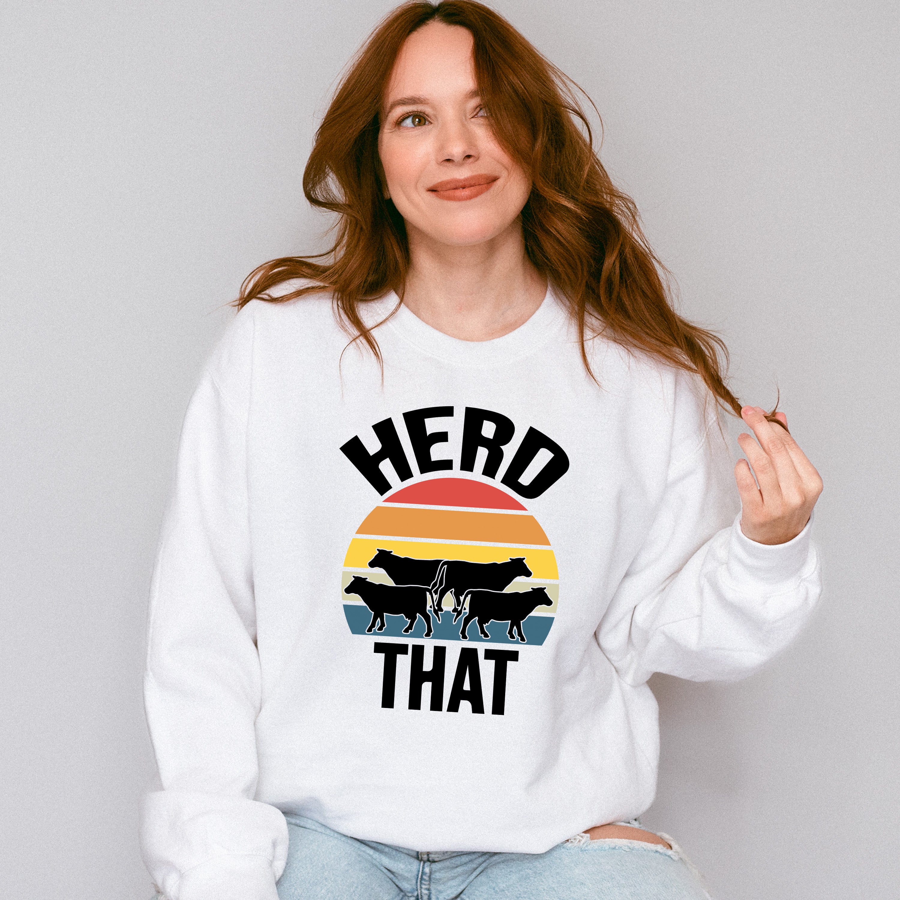Herd That Design - Farmer Unisex Crewneck T-Shirt Sweatshirt Hoodie