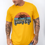 Farm Life Tractor Design - Farmer Unisex Crewneck T-Shirt Sweatshirt Hoodie