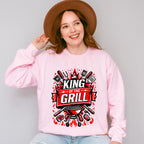 King Of The Grill Design - BBQ Unisex Crewneck T-Shirt Sweatshirt Hoodie