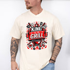 King Of The Grill Design - BBQ Unisex Crewneck T-Shirt Sweatshirt Hoodie