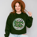 Farm Wife Green Circular Design - Farmer Unisex Crewneck T-Shirt Sweatshirt Hoodie
