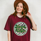 Farm Wife Green Circular Design - Farmer Unisex Crewneck T-Shirt Sweatshirt Hoodie