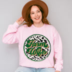 Farm Wife Green Circular Design - Farmer Unisex Crewneck T-Shirt Sweatshirt Hoodie