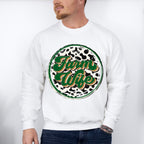 Farm Wife Green Circular Design - Farmer Unisex Crewneck T-Shirt Sweatshirt Hoodie