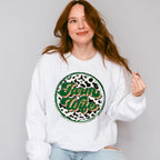 Farm Wife Green Circular Design - Farmer Unisex Crewneck T-Shirt Sweatshirt Hoodie