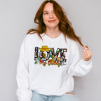Love My Daddy Hat Design - Farmer Unisex Crewneck T-Shirt Sweatshirt Hoodie