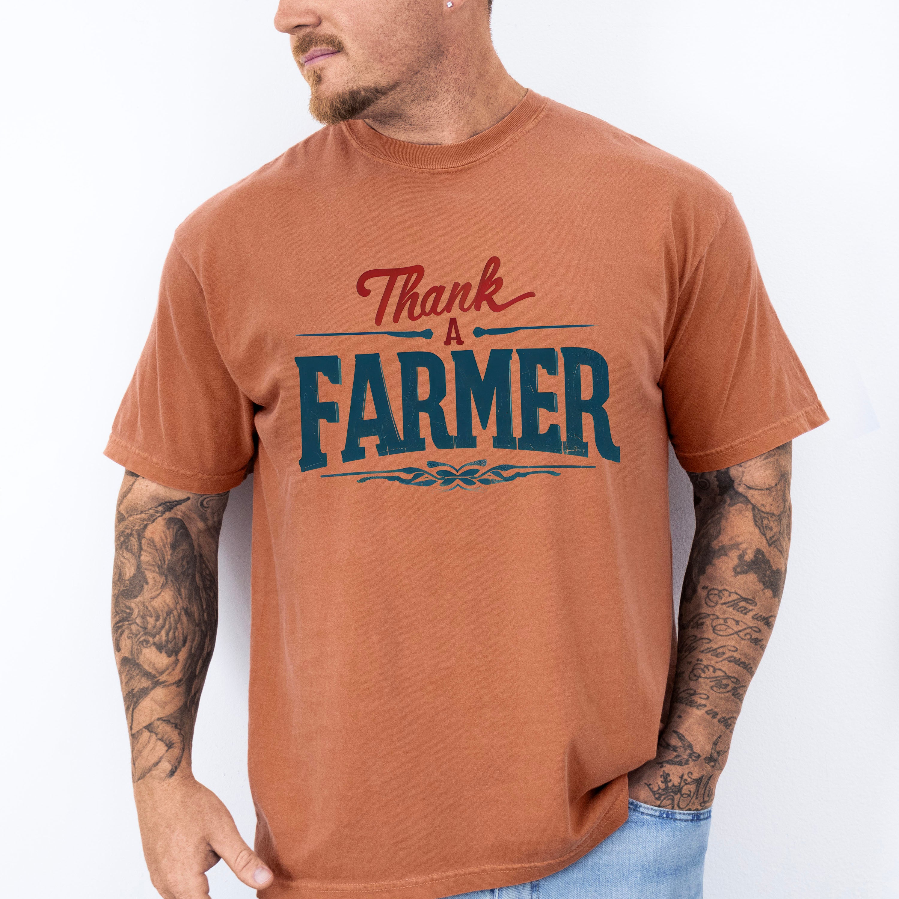 Thank A Farmer - Farmer Unisex Crewneck T-Shirt Sweatshirt Hoodie