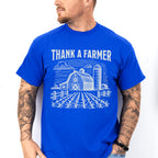 Thank A Farmer Vintage Design - Farmer Unisex Crewneck T-Shirt Sweatshirt Hoodie