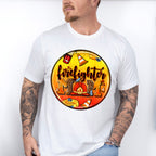 Firefighter Mom Circular Design - Firefighter Unisex Crewneck T-Shirt Sweatshirt Hoodie