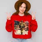 Firefighter USA Flag Cool Design - Firefighter Unisex Crewneck T-Shirt Sweatshirt Hoodie