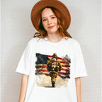 Firefighter USA Flag Cool Design - Firefighter Unisex Crewneck T-Shirt Sweatshirt Hoodie