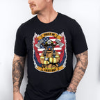 First In Last Out Firefighter Design - Firefighter Unisex Crewneck T-Shirt Sweatshirt Hoodie