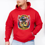 First In Last Out Firefighter Design - Firefighter Unisex Crewneck T-Shirt Sweatshirt Hoodie