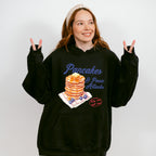 Pancakes And Panic Attacks - Funny Unisex Crewneck T-Shirt Sweatshirt Hoodie