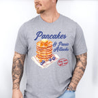 Pancakes And Panic Attacks - Funny Unisex Crewneck T-Shirt Sweatshirt Hoodie