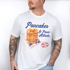 Pancakes And Panic Attacks - Funny Unisex Crewneck T-Shirt Sweatshirt Hoodie