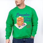 Pancakes And Panic Attacks - Funny Unisex Crewneck T-Shirt Sweatshirt Hoodie
