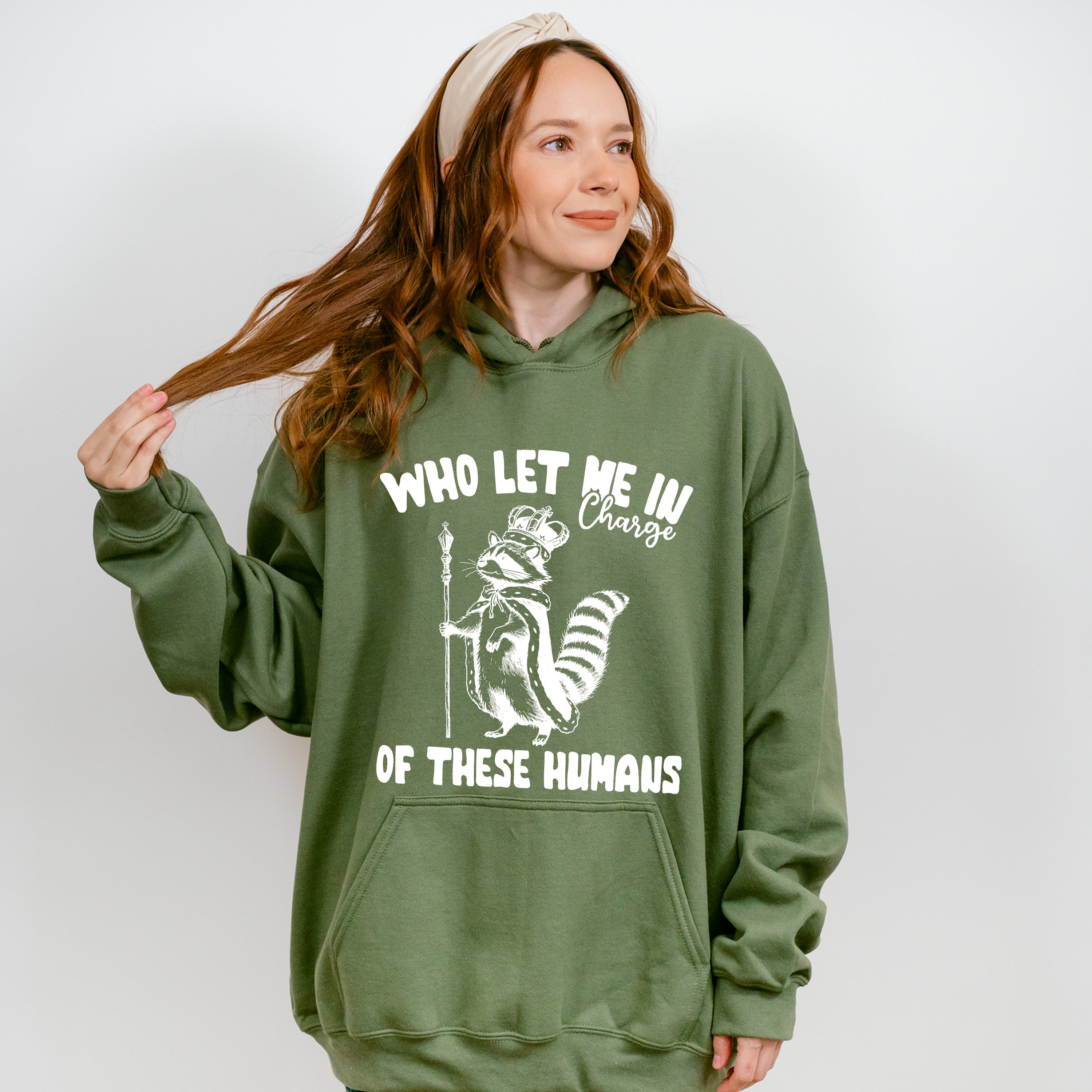 Who Let Me In Charge - Funny Unisex Crewneck T-Shirt Sweatshirt Hoodie