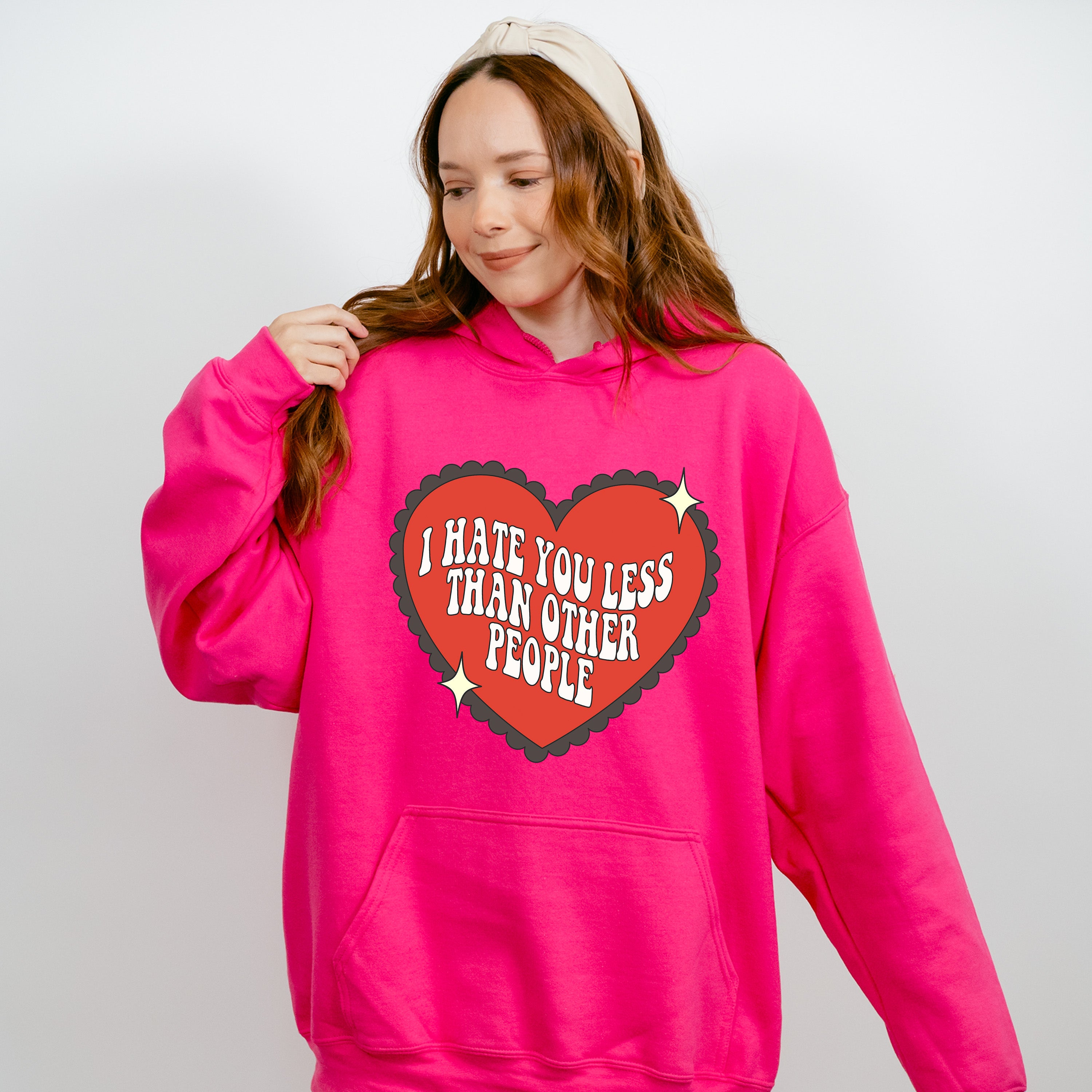I Hate You Less Than Other People - Valentine&#39;s Day Unisex Crewneck T-Shirt Sweatshirt Hoodie