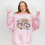 Heart Vinyls Design - Valentine's Day Unisex Crewneck T-Shirt Sweatshirt Hoodie