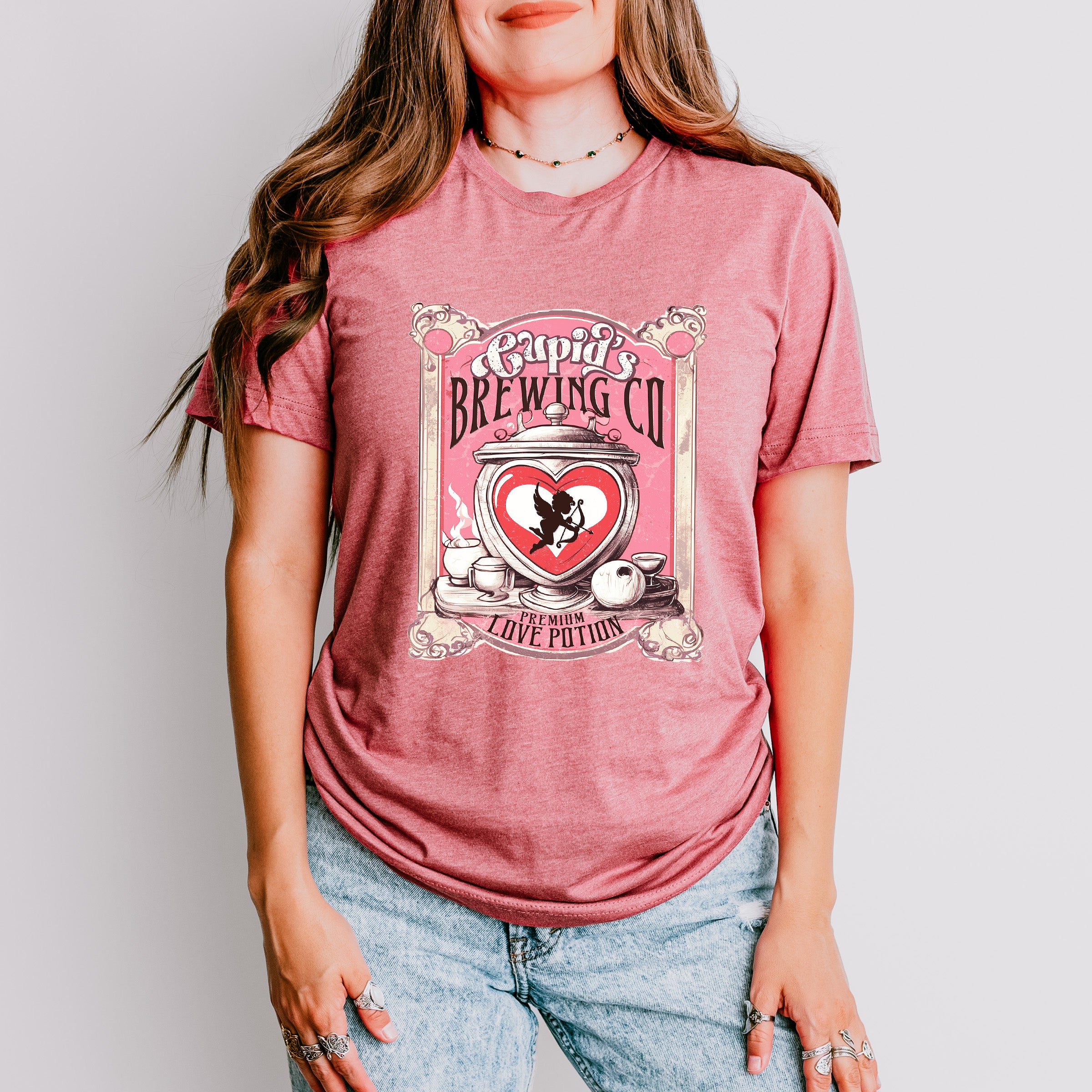 Cupid's Premium Love Potions - Valentine's Day Unisex Crewneck T-Shirt Sweatshirt Hoodie