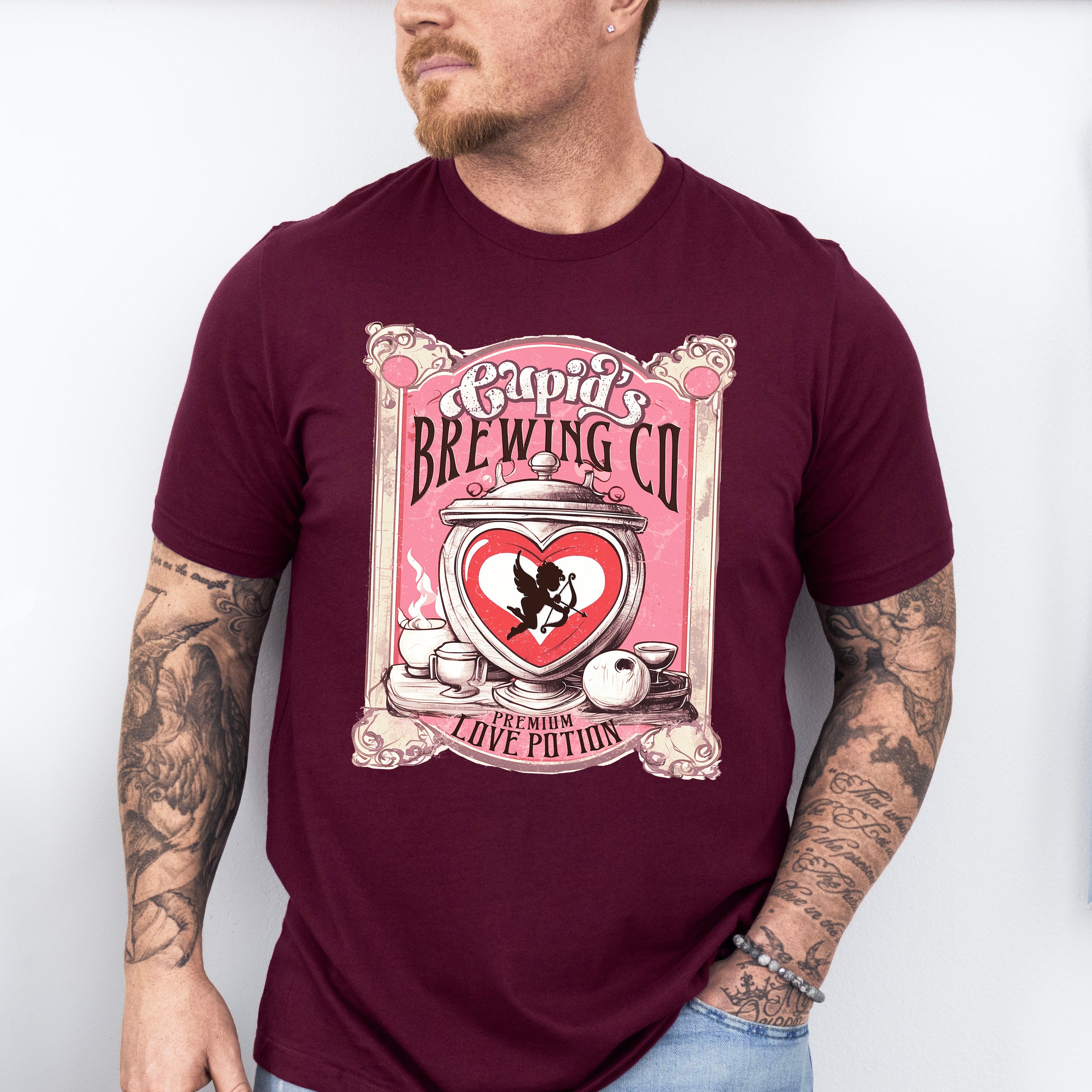 Cupid's Premium Love Potions - Valentine's Day Unisex Crewneck T-Shirt Sweatshirt Hoodie