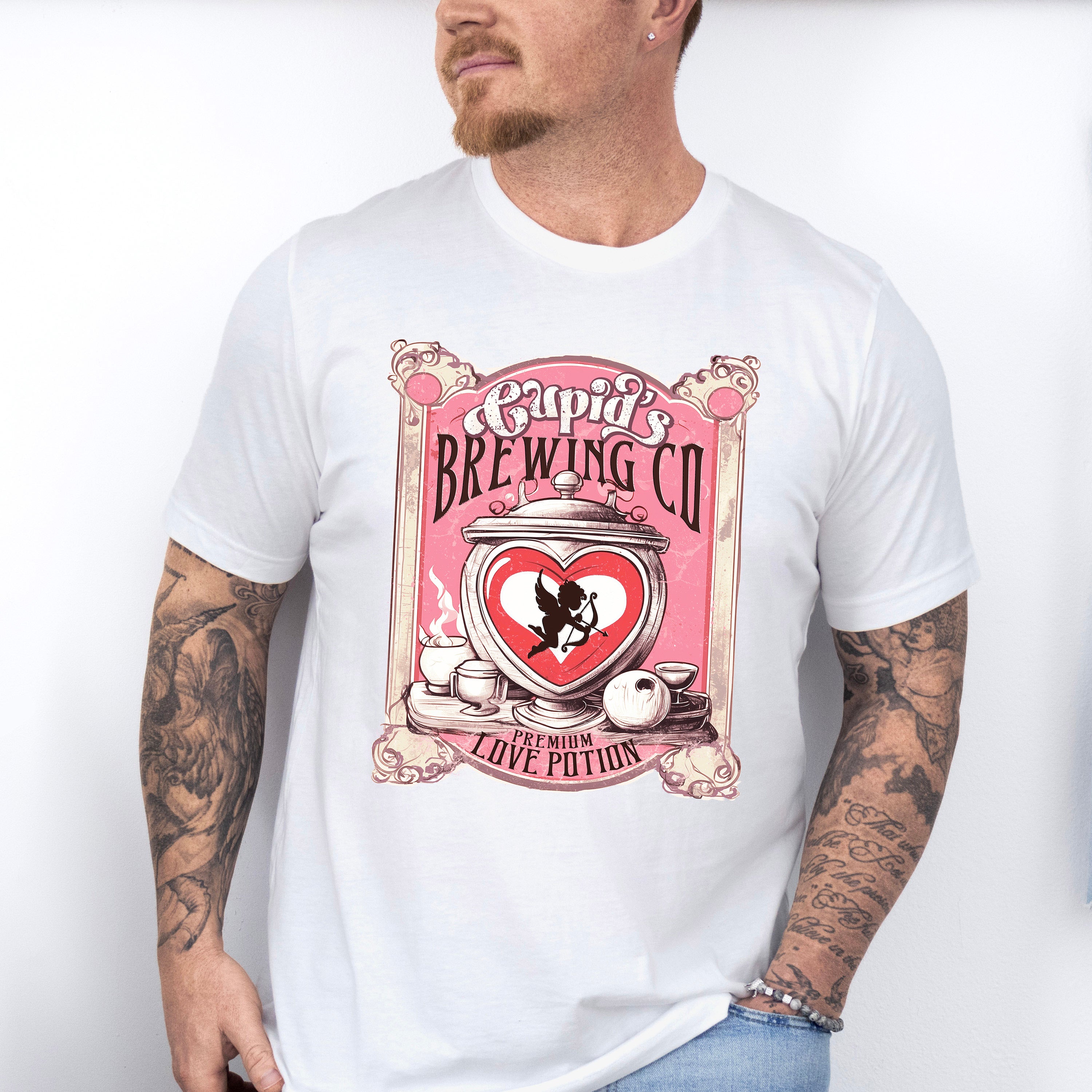 Cupid's Premium Love Potions - Valentine's Day Unisex Crewneck T-Shirt Sweatshirt Hoodie