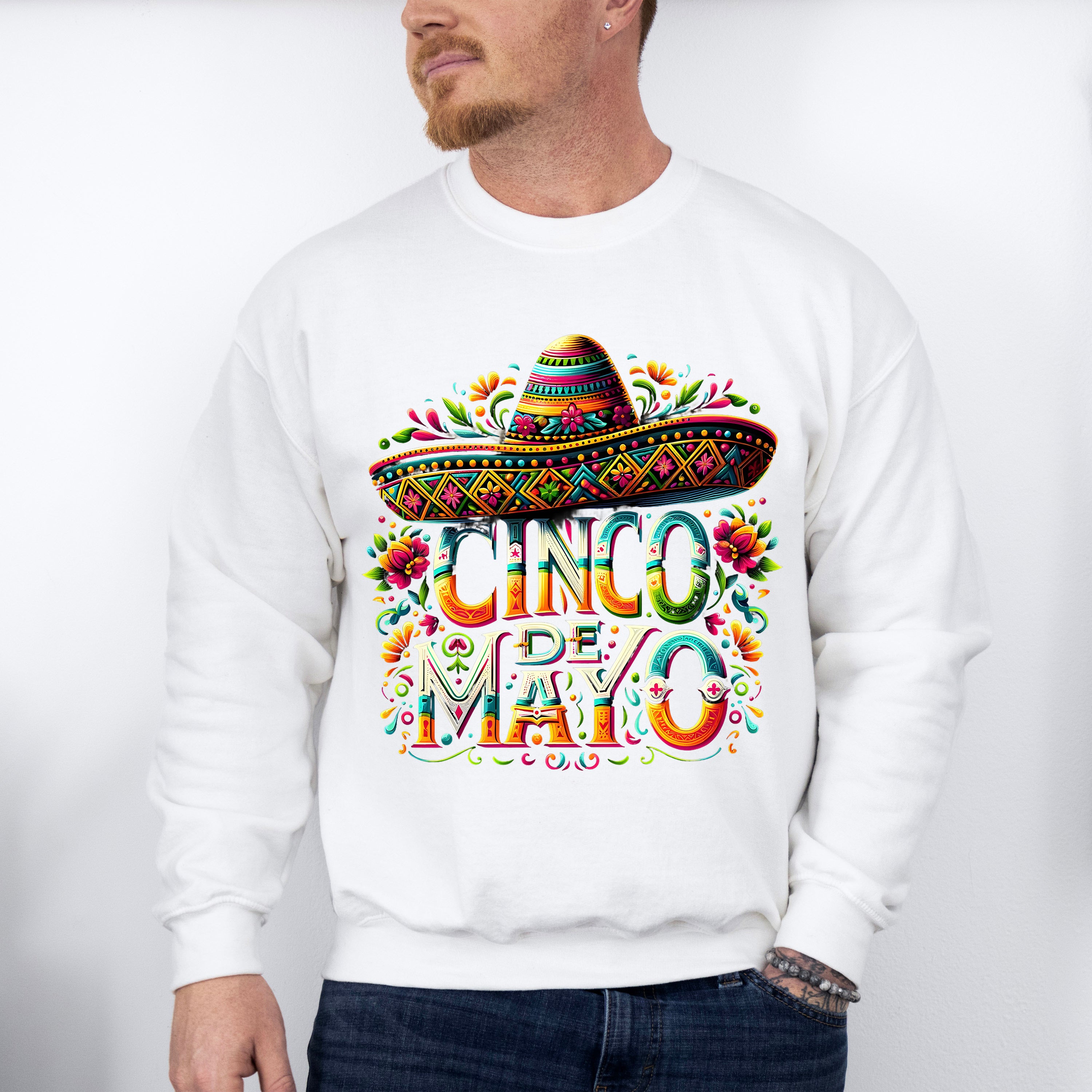 Cinco De Mayo Sombrero - Cinco De Mayo Unisex Crewneck T-Shirt Sweatshirt Hoodie