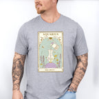 Aquarius Tarot Card - Zodiacs & Horoscopes Unisex Crewneck T-Shirt Sweatshirt Hoodie