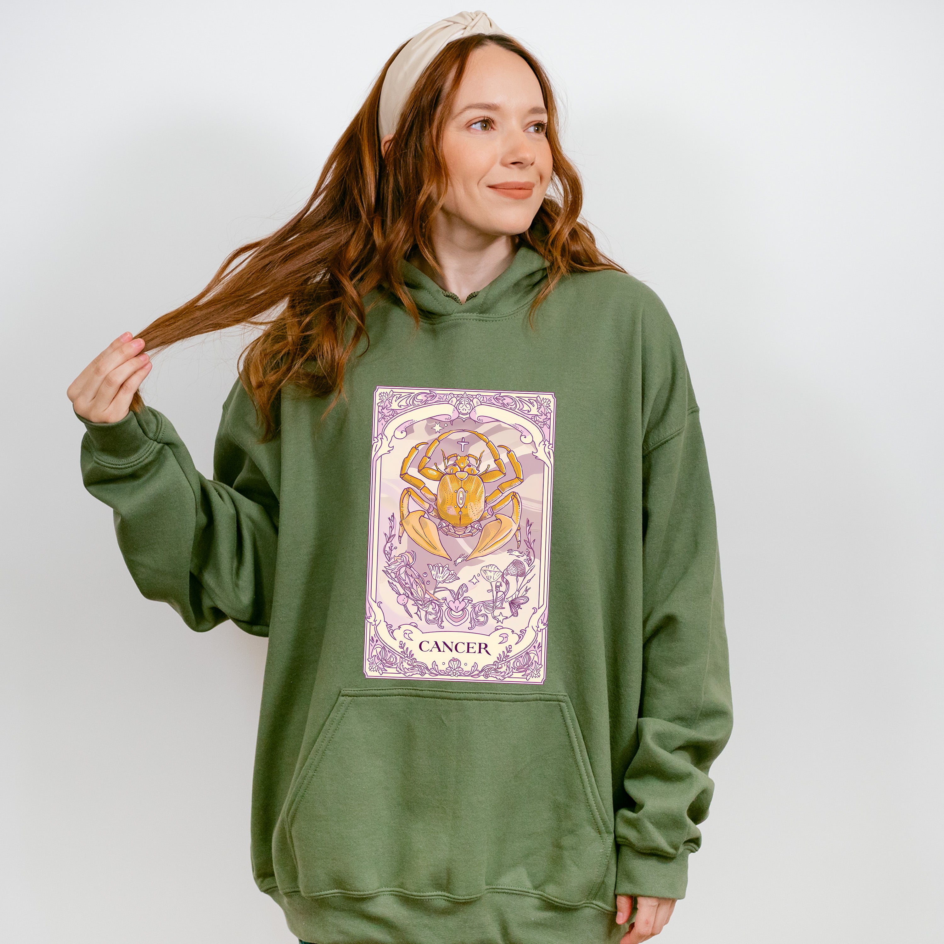 Cancer Tarot Card - Zodiacs &amp; Horoscopes Unisex Crewneck T-Shirt Sweatshirt Hoodie