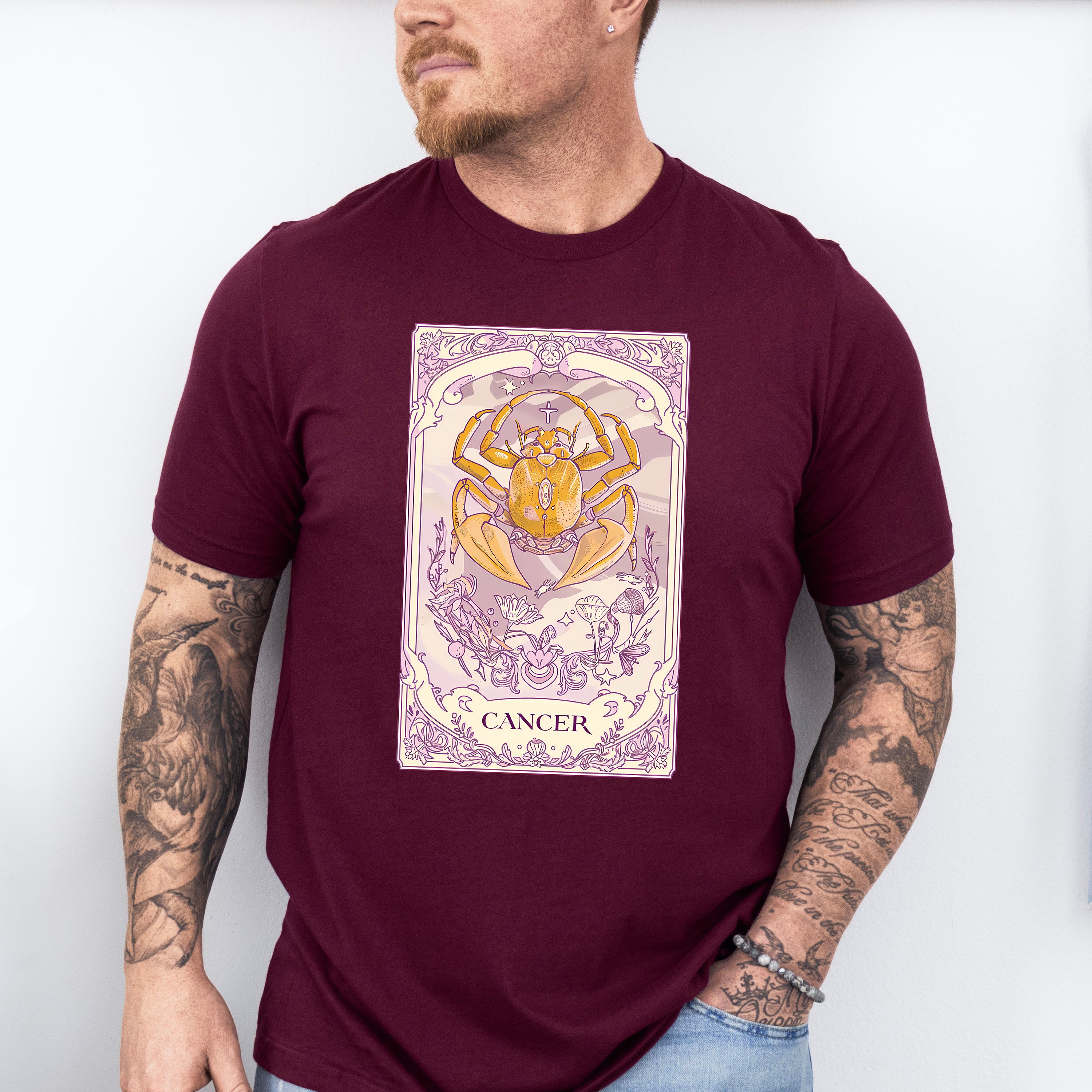 Cancer Tarot Card - Zodiacs &amp; Horoscopes Unisex Crewneck T-Shirt Sweatshirt Hoodie