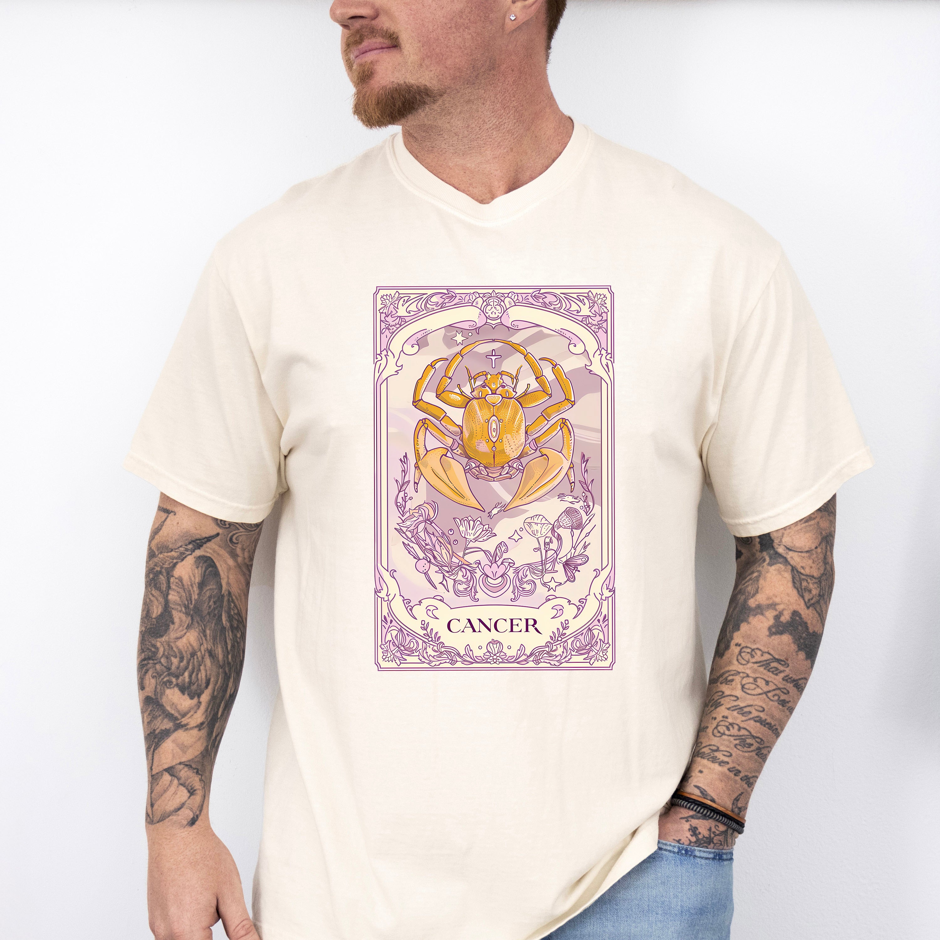 Cancer Tarot Card - Zodiacs &amp; Horoscopes Unisex Crewneck T-Shirt Sweatshirt Hoodie