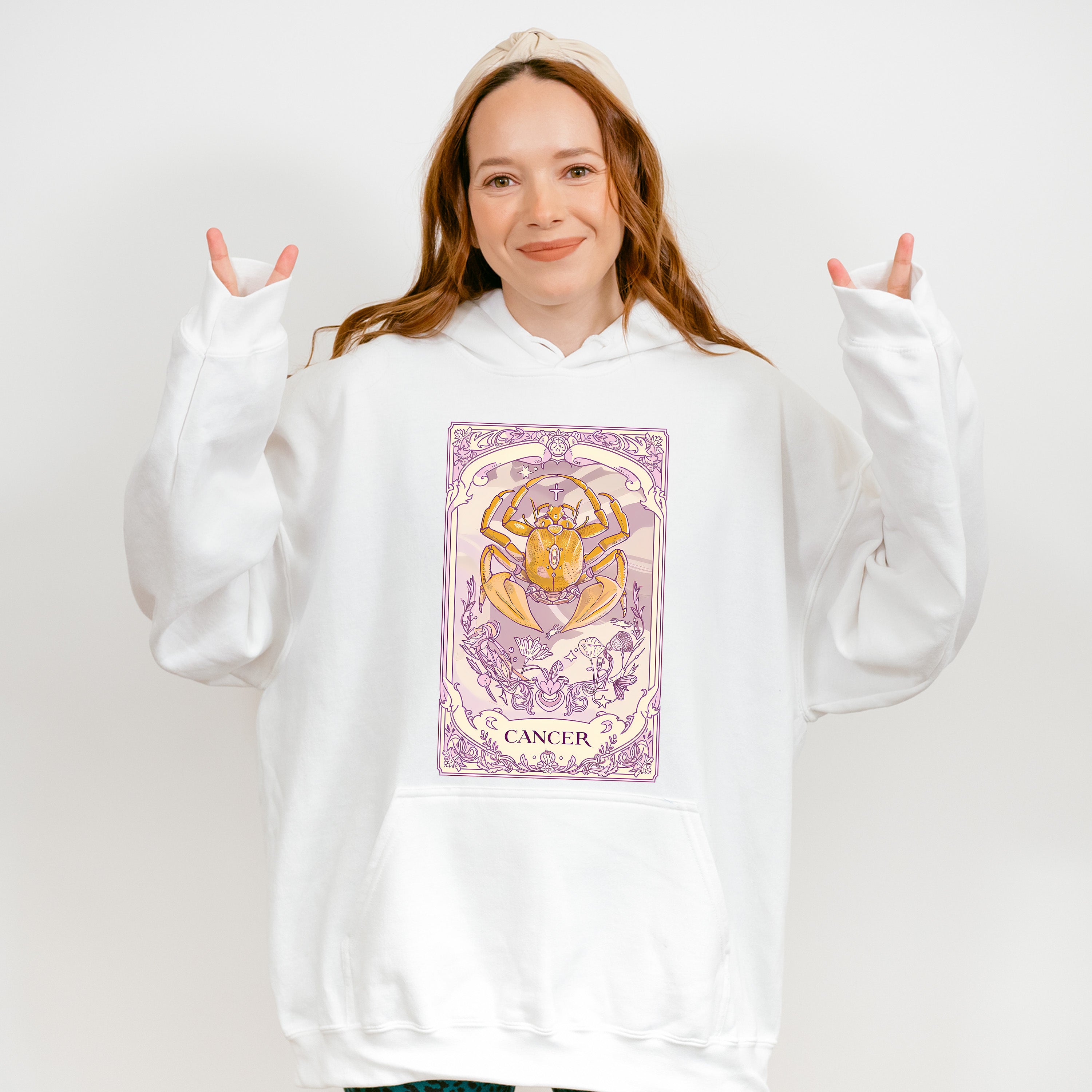 Cancer Tarot Card - Zodiacs &amp; Horoscopes Unisex Crewneck T-Shirt Sweatshirt Hoodie
