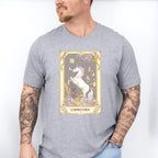 Capricorn Tarot Card - Zodiacs & Horoscopes Unisex Crewneck T-Shirt Sweatshirt Hoodie