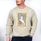Capricorn Tarot Card - Zodiacs & Horoscopes Unisex Crewneck T-Shirt Sweatshirt Hoodie