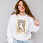 Capricorn Tarot Card - Zodiacs & Horoscopes Unisex Crewneck T-Shirt Sweatshirt Hoodie