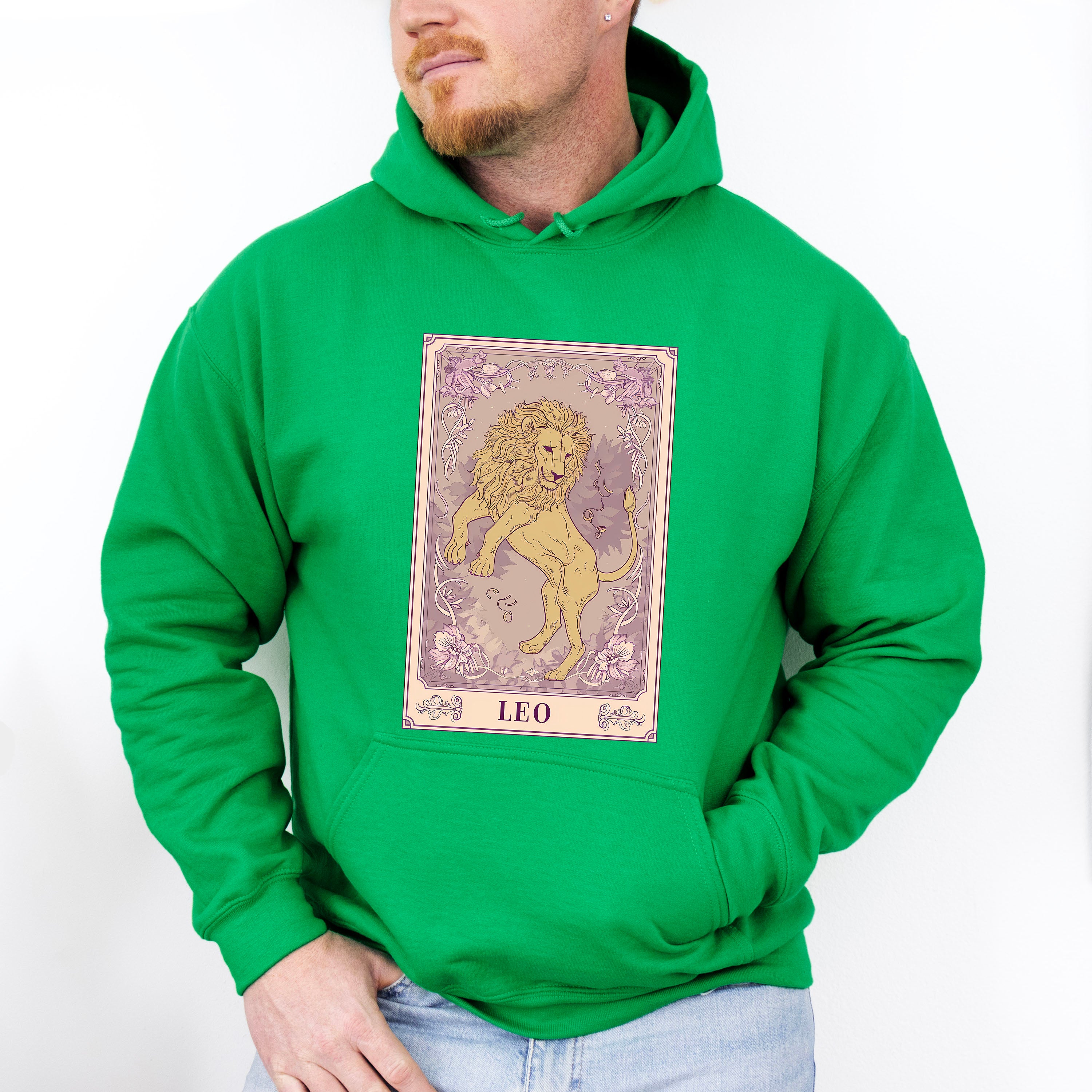 Leo Tarot Card - Zodiacs &amp; Horoscopes Unisex Crewneck T-Shirt Sweatshirt Hoodie