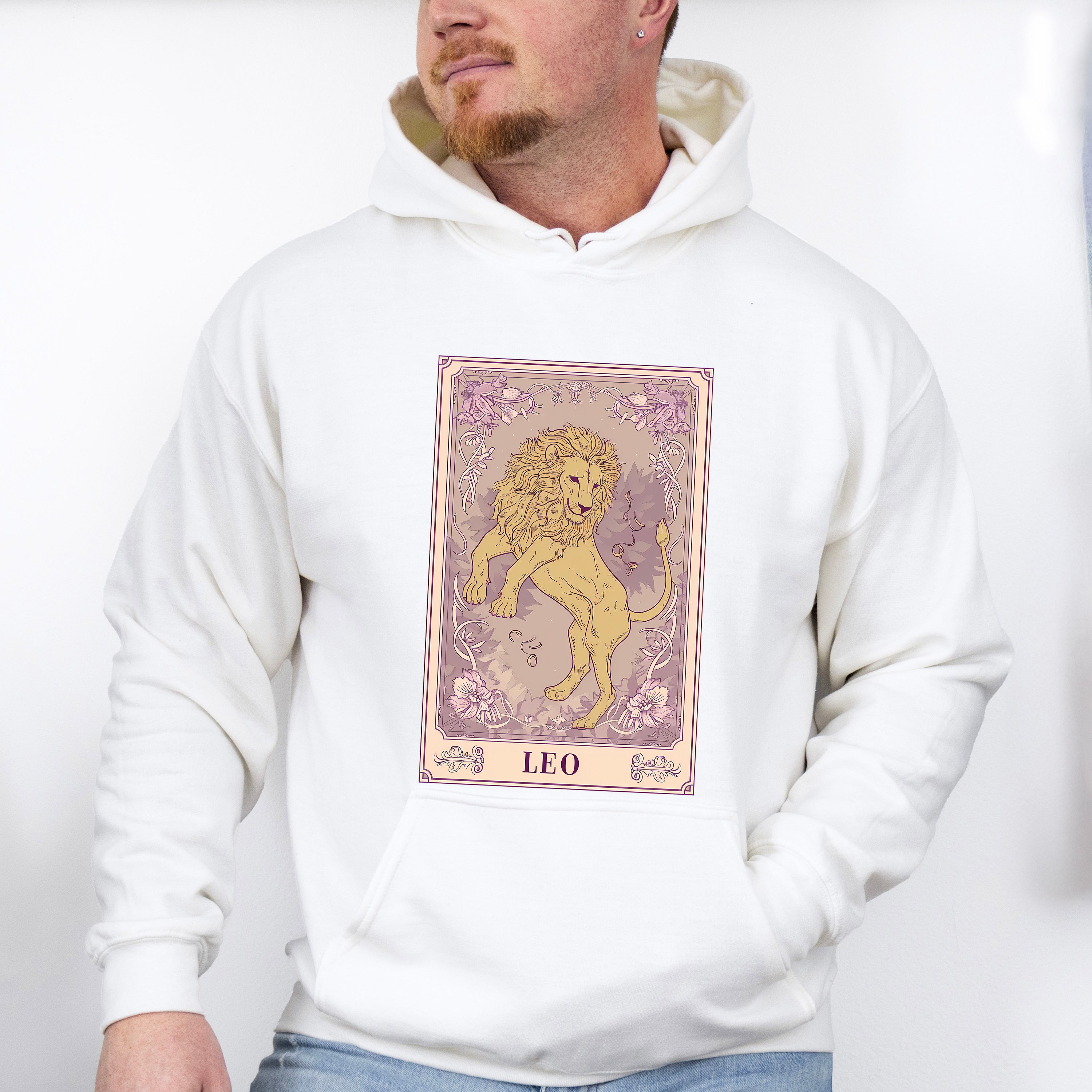 Leo Tarot Card - Zodiacs &amp; Horoscopes Unisex Crewneck T-Shirt Sweatshirt Hoodie
