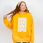Libra Tarot Card - Zodiacs & Horoscopes Unisex Crewneck T-Shirt Sweatshirt Hoodie