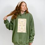 Libra Tarot Card - Zodiacs & Horoscopes Unisex Crewneck T-Shirt Sweatshirt Hoodie