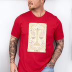 Libra Tarot Card - Zodiacs & Horoscopes Unisex Crewneck T-Shirt Sweatshirt Hoodie