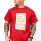 Libra Tarot Card - Zodiacs & Horoscopes Unisex Crewneck T-Shirt Sweatshirt Hoodie