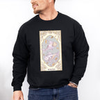 Pisces Tarot Card - Zodiacs & Horoscopes Unisex Crewneck T-Shirt Sweatshirt Hoodie