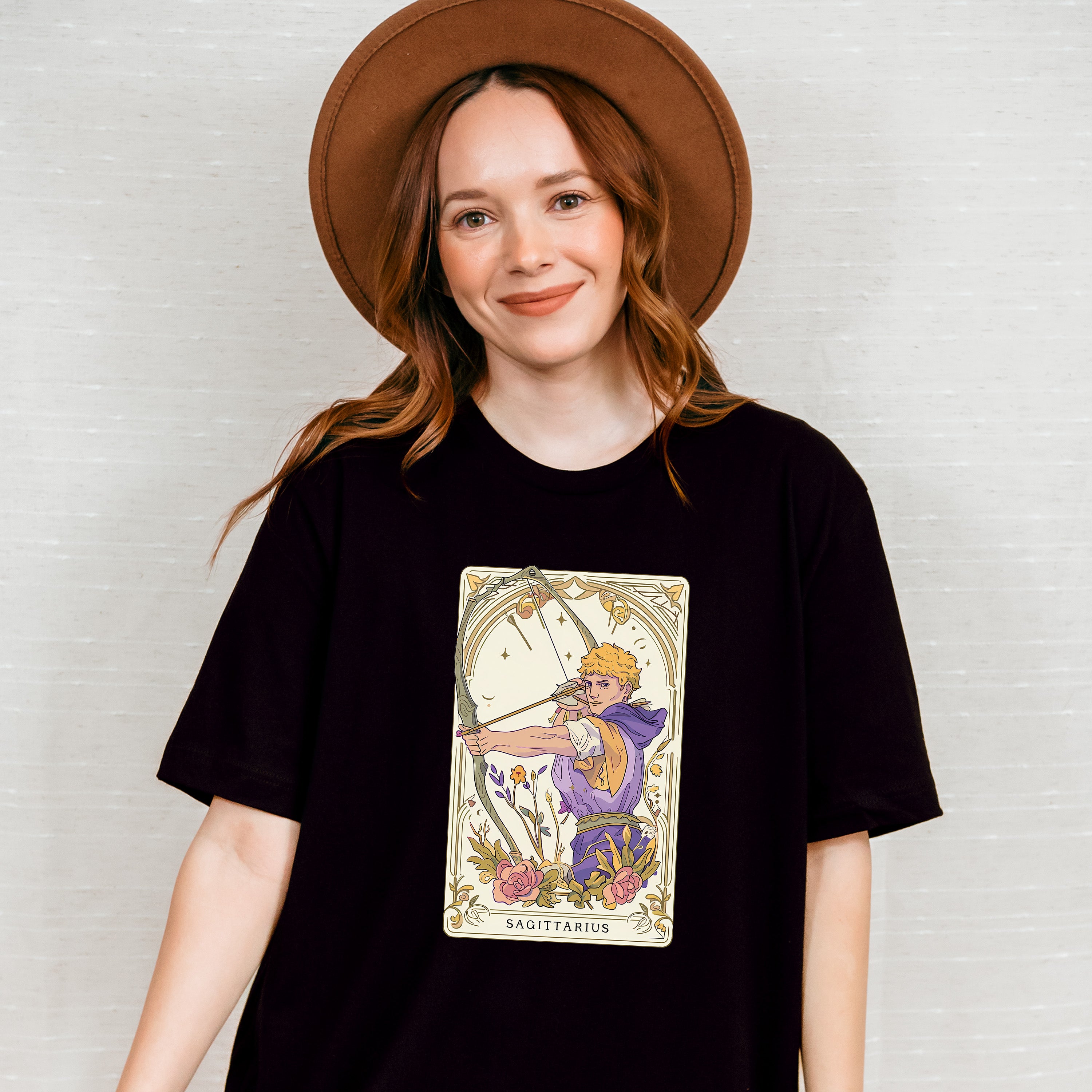 Sagittarius Tarot Card - Zodiacs &amp; Horoscopes Unisex Crewneck T-Shirt Sweatshirt Hoodie