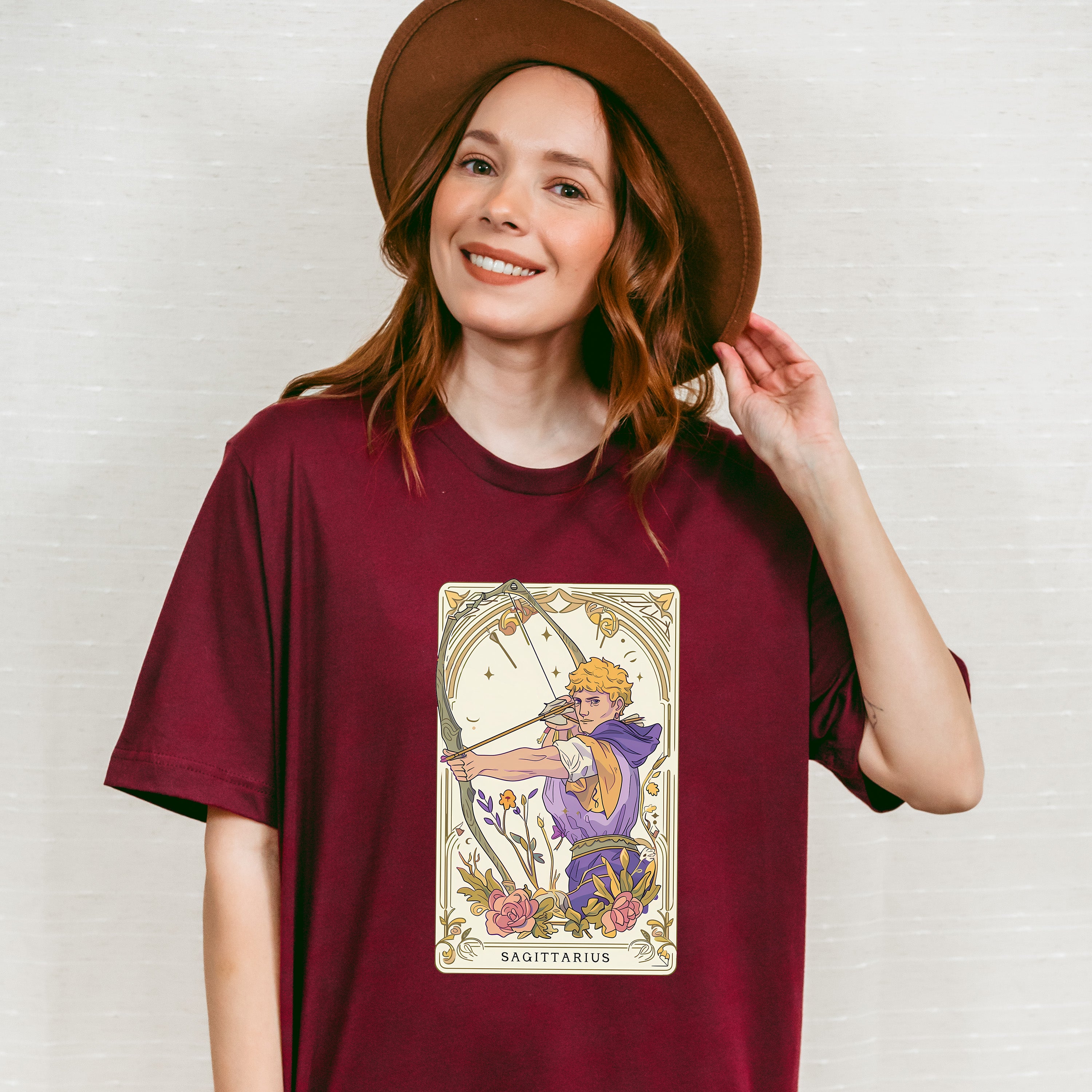 Sagittarius Tarot Card - Zodiacs &amp; Horoscopes Unisex Crewneck T-Shirt Sweatshirt Hoodie