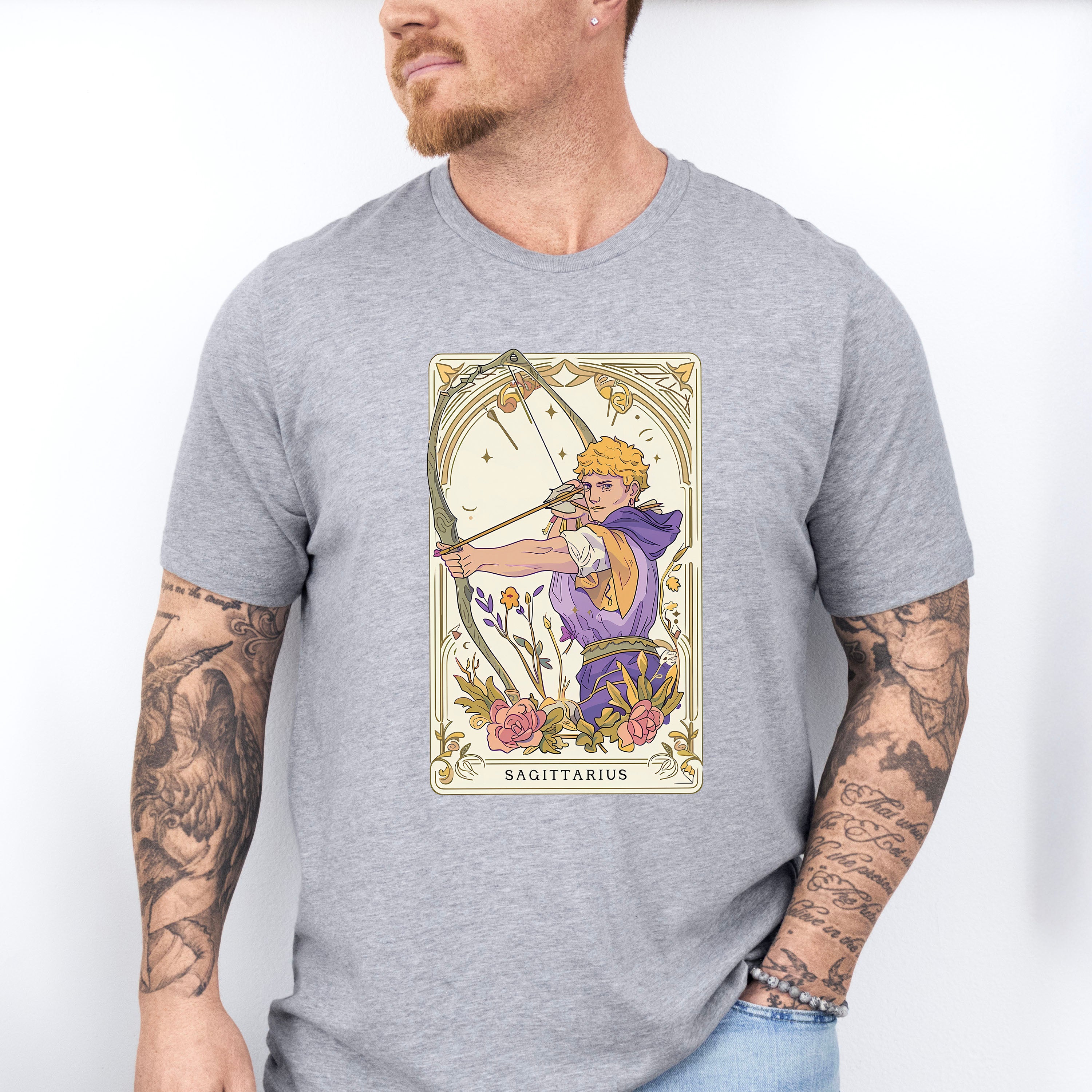 Sagittarius Tarot Card - Zodiacs &amp; Horoscopes Unisex Crewneck T-Shirt Sweatshirt Hoodie